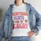 Funny Gym TShirt Everything Hurts And I M Hungry Oversized Workout Pump Cover Tee 3