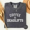 Coffee And Deadlifts Gym TShirt Powerlifting Coffee Lover Workout Tee 1