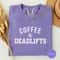 Coffee And Deadlifts Gym TShirt Powerlifting Coffee Lover Workout Tee 3