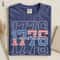 1776 Land Of The Free America 250th Anniversary Patriotic Graphic Tee 0