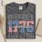 1776 Land Of The Free America 250th Anniversary Patriotic Graphic Tee 3