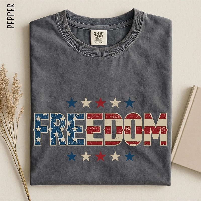 250 Years Of Freedom Statue Of Liberty Patriotic Comfort Colors Graphic Tee 2