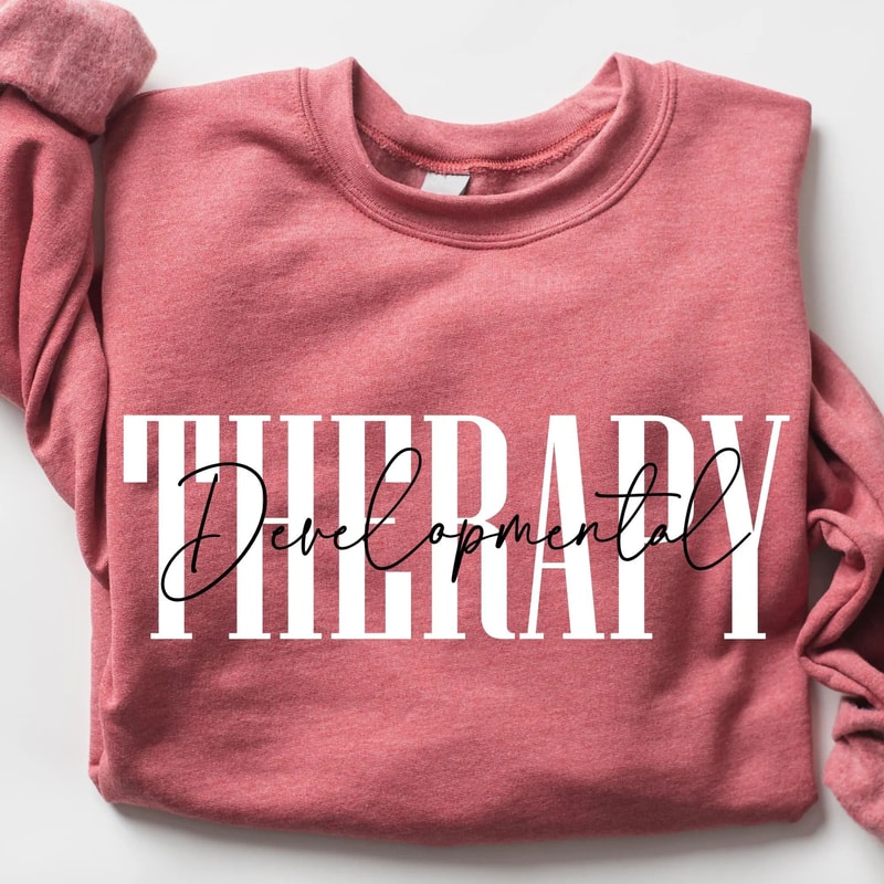 Developmental Therapy Sweatshirt Neurodiversity Sweatshirt Autism ADHD Awareness Pullover 2