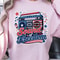 4th Of July Patriotic Boombox TShirt Independence Day USA Music Shirt American Flag Retro Party T 2