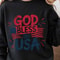 God Bless The USA Christian TShirt Patriotic Faith USA Shirt Christian 4th Of July Prayer Tee 0