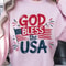 God Bless The USA Christian TShirt Patriotic Faith USA Shirt Christian 4th Of July Prayer Tee 1