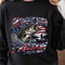 Hooked On Freedom 4th Of July TShirt Patriotic Fishing USA Shirt Independence Day Outdoor Tee 0
