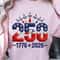 Patchwork 250th Anniversary 4th Of July TShirt USA Independence Day Patriotic Heritage Tee 1