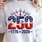 Patchwork 250th Anniversary 4th Of July TShirt USA Independence Day Patriotic Heritage Tee 3