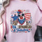 Retro Patriotic Chicken 4th Of July TShirt Funny USA Independence Day Farmhouse Tee 1