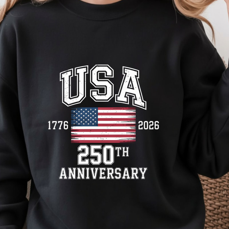 USA 250th Anniversary 2026 4th Of July TShirt Independence Day Heritage Celebration Tee Patriotic 1