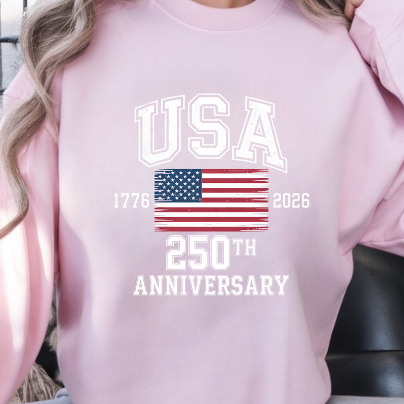 USA 250th Anniversary 2026 4th Of July TShirt Independence Day Heritage Celebration Tee Patriotic 2