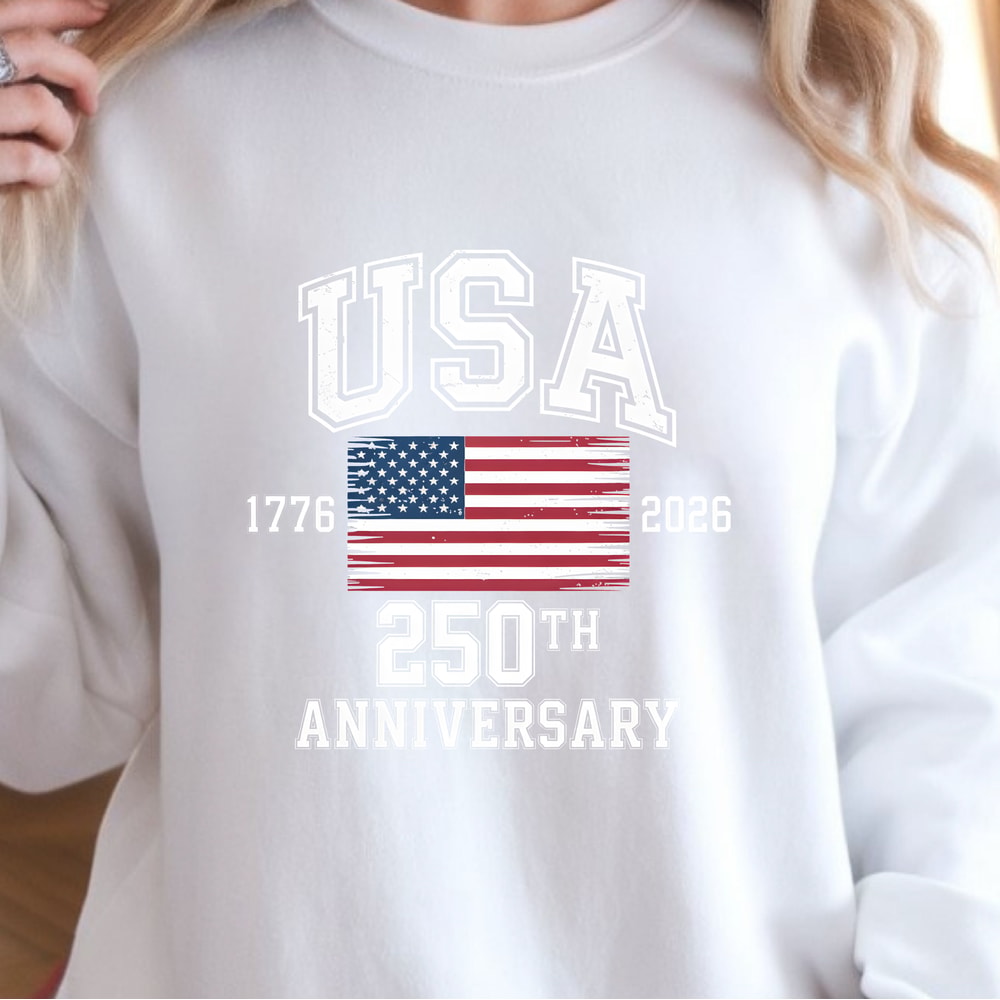 USA 250th Anniversary 2026 4th Of July TShirt Independence Day Heritage Celebration Tee Patriotic 3