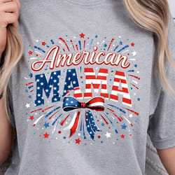 american mama patriotic 4th of july graphic tee