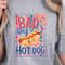 Bad Day To Be A Hotdog Funny 4th Of July Graphic Tee 4