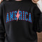 America Patriotic Varsity 4th Of July Graphic Tee 1