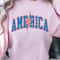 America Patriotic Varsity 4th Of July Graphic Tee 0