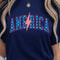 America Patriotic Varsity 4th Of July Graphic Tee 2