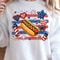 4th Of July Hot Dog Independence Day Funny Graphic Tee 2