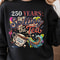 250 Years Spilling The Tea Patriotic 4th Of July Graphic Tee 1