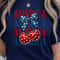 America 4th Of July Cherry Coquette Bow Graphic Tee 1