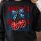 America 4th Of July Cherry Coquette Bow Graphic Tee 3