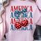 America 4th Of July Cherry Coquette Bow Graphic Tee 4