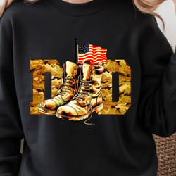 military dad 4th of july patriotic gift shirt