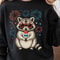 Patriotic Raccoon Ice Pop 4th Of July Funny Graphic Tee 2
