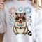 Patriotic Raccoon Ice Pop 4th Of July Funny Graphic Tee 4