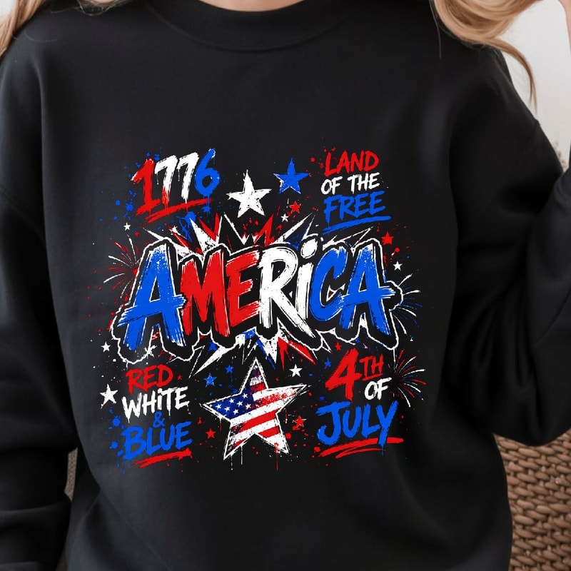 America 4th Of July PNG Patriotic Clipart Independence Day USA Digital Design 2