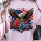 4th Of July Eagle Patriotic USA Graphic Tee 0