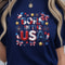 Born In The USA Patriotic Design PNG American Pride Independence Day Clipart 1