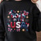 Born In The USA Patriotic Design PNG American Pride Independence Day Clipart 3