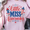 Little Miss Firecracker 4th Of July Patriotic Graphic Tee 1