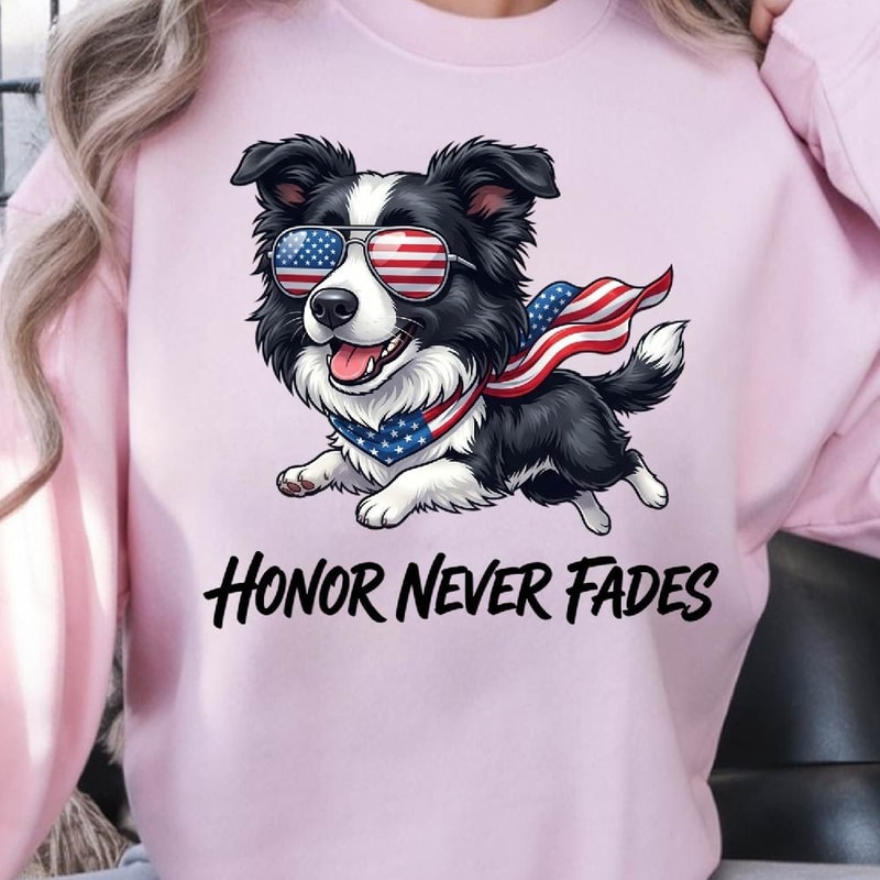 Patriotic Dog Sunglasses 4th Of July Graphic Tee 2