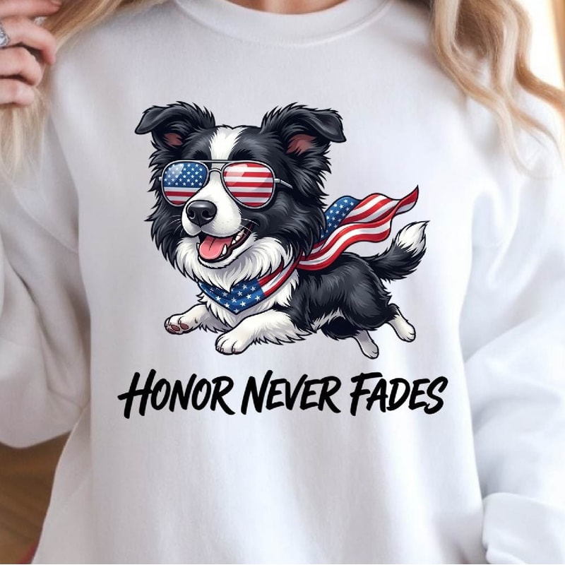 Patriotic Dog Sunglasses 4th Of July Graphic Tee 4