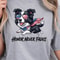 Patriotic Dog Sunglasses 4th Of July Graphic Tee 0