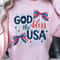 God Bless The USA Patriotic 4th Of July Graphic Tee 3