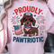 Proudly Pawtriotic Dog 4th Of July 2