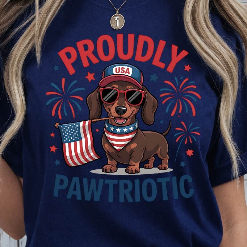 Proudly Pawtriotic Dog 4th Of July 3