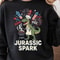 Jurassic Spark BBQ 4th Of July TRex Graphic Tee 3