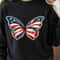 Patriotic Butterfly 4th Of July Graphic Tee 1