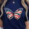 Patriotic Butterfly 4th Of July Graphic Tee 3