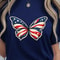 Patriotic Butterfly 4th Of July Graphic Tee 3