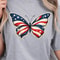 Patriotic Butterfly 4th Of July Graphic Tee 0