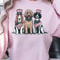 Vintage USA Dogs 4th Of July Graphic Tee 0