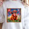 4th Of July Highland Cow Bow Patriotic Shirt Independence Day Cow Graphic Tee 4