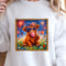 4th Of July Highland Cow Bow Patriotic Shirt Independence Day Cow Graphic Tee 4