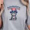 Patriotic Cat Meowica 4th Of July Shirt Funny USA Flag Cat Independence Day Tee 1